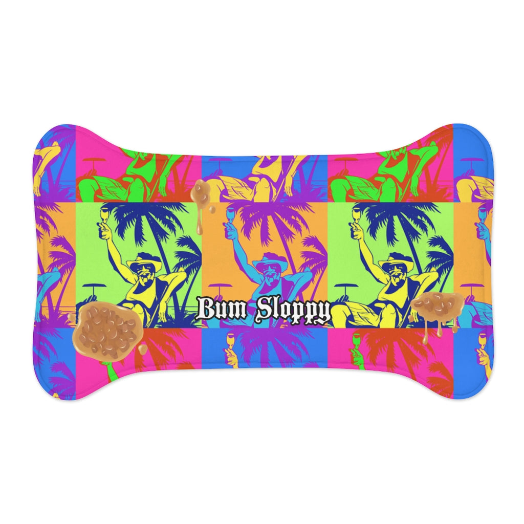 Pop Art Sloppy Life Pet Feeding Mat